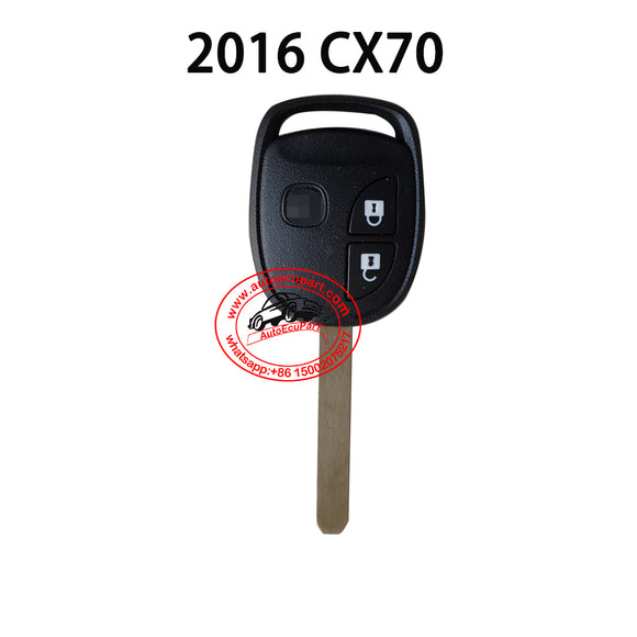Remote Key 433MHz 2 Button for Changan CX70 2016