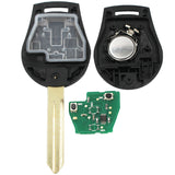 Remote Key Fob 433MHz 315MHz ID46 Chip for NISSAN March Sunny 2 Button
