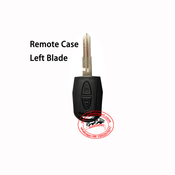 Remote Key Shell Case 2 Button for Chang Star HONOR Xingka Left Blade