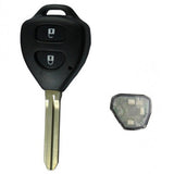 Remote Key 2 Buttons 314.3MHZ 4D67 Chip for Toyota 2006-2011 Hilux Vigo Tokai (MDL B41TH)