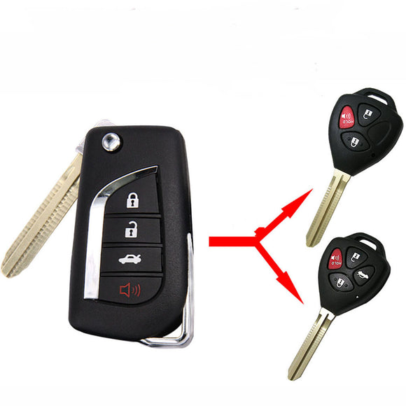 Remote Key 4 Buttons 315MHz 4D67 Chip for 2007-2010 Toyota Avalon Corolla FCC ID: HYQ12BBY