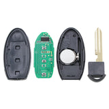 285E3-4CB0C S180144102 Keyless Entry Smart Remote Key 433MHz HITAG AES 4A Chip for Nissan Juke Qashqai X-Trail 3 Button