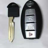 S180144106 KR5S180144106 Keyless Entry Smart Remote Key 433MHz HITAG AES 4A Chip for Nissan Rogue X-Trail 4 Button