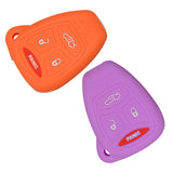 Silicone Cover for 3+1 Buttons Chrysler Car Keys - 5 Pieces