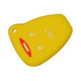 Silicone Cover for 3+1 Buttons Chrysler Car Keys - 5 Pieces