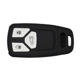 Silicone Cover for 3 Buttons Audi 2016 New Q7, 2017 A4L Car Keys - 5 Pieces