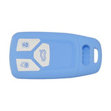 Silicone Cover for 3 Buttons Audi 2016 New Q7, 2017 A4L Car Keys - 5 Pieces