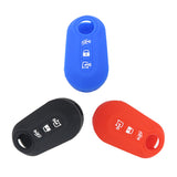 Silicone Cover for 3 Buttons Fiat Car Keys - 5 Pieces