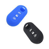 Silicone Cover for 3 Buttons Fiat Car Keys - 5 Pieces