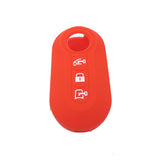 Silicone Cover for 3 Buttons Fiat Car Keys - 5 Pieces