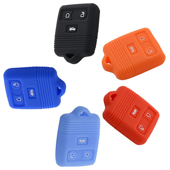 Silicone Cover for 3 Buttons Ford Car Keys - 5 Pieces