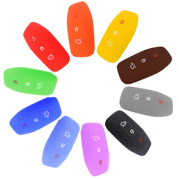 Silicone Cover for 3 Buttons Ford Car Keys - 5 Pieces