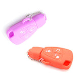 Silicone Cover for 3 Buttons Mercedes-Benz C, E, S Series Car Keys - 5 Pieces