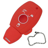 Silicone Cover for 3 Buttons Mercedes-Benz Car Keys - 5 Pieces