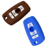 Silicone Cover for 3 Buttons New BM-W3 Series, 5 Series, BM-W7 Series Car Keys - 5 Pieces