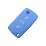 Silicone Cover for 3 Buttons Peugeot 3008 308 RCZ 508 408 407 307 Car Keys - 5 Pieces