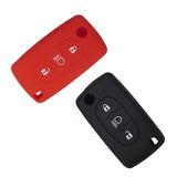 Silicone Cover for 3 Buttons Peugeot 508 308 Car Keys - 5 Pieces