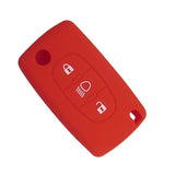 Silicone Cover for 3 Buttons Peugeot 508 308 Car Keys - 5 Pieces