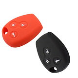 Silicone Cover for 3 Buttons Renault Car Keys - 5 Pieces
