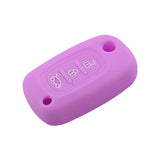 Silicone Cover for 3 Buttons Renault Car Keys - 5 Pieces