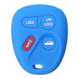 Silicone Cover for 4 Buttons Chevrolet GMC Silverado Tahoe Yukon Car Keys - 5 Pieces