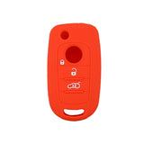 Silicone Cover for 4 Buttons Fiat 500X 5003 Car Keys - 5 Pieces