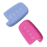Silicone Cover for 4 Buttons IX35 New Sonata NFC, Equus, Rohens Coupe Car Keys - 5 Pieces