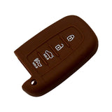 Silicone Cover for 4 Buttons IX35 New Sonata NFC, Equus, Rohens Coupe Car Keys - 5 Pieces