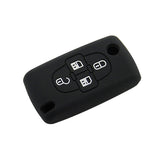Silicone Cover for 4 Buttons Peugeot Car Keys - 5 Pieces