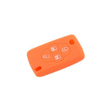 Silicone Cover for 4 Buttons Peugeot Car Keys - 5 Pieces