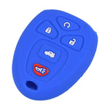 Silicone Cover for 5 Buttons Chevrolet GMC Enclave Car Keys - 5 Pieces