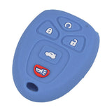 Silicone Cover for 5 Buttons Chevrolet GMC Enclave Car Keys - 5 Pieces