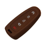 Silicone Cover for Ford Edge Lincoln Smart Car Keys - 5 Pieces