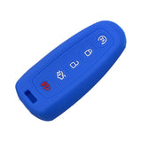 Silicone Cover for Ford Edge Lincoln Smart Car Keys - 5 Pieces