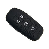 Silicone Cover for Ford Taurus, Mondeo, Edge, Lincoln MKC/MKX/MKZ Car Keys - 5 Pieces