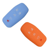 Silicone Cover for Ford Taurus, Mustang, Mondeo, Edge, Explorer Car Keys - 5 Pieces