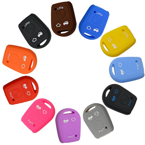 Silicone Cover for Old BMW X5 Car Keys - 5 Pieces