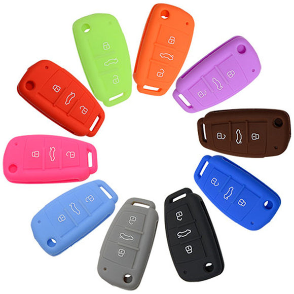 Silicone Key Cover for Audi - Pack of 5