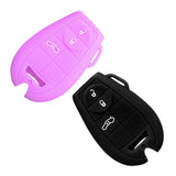 Silicone Key Cover for Jeep Chrysler Dodge JCUV RAM - 5 Pieces