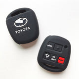 Silicone Key Cover for Toyota - 5 Pieces