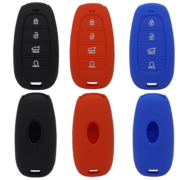 Silicone Protective Cover Case For Hyundai Tuson Remote Key - Pack of 5