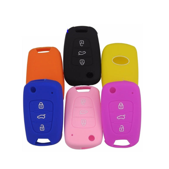 Silicone Protective Key Cover Case For Kia - Pack of 5