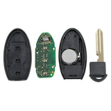 Smart Key 433MHz ID46 PCF7952LTT Chip for Nissan Tiida 2 Button