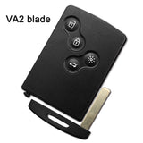 Smart Remote Key 434MHz PCF7952 ID46 Chip for Renault Koleos Laguna Megane Samsung QM5 4 Button