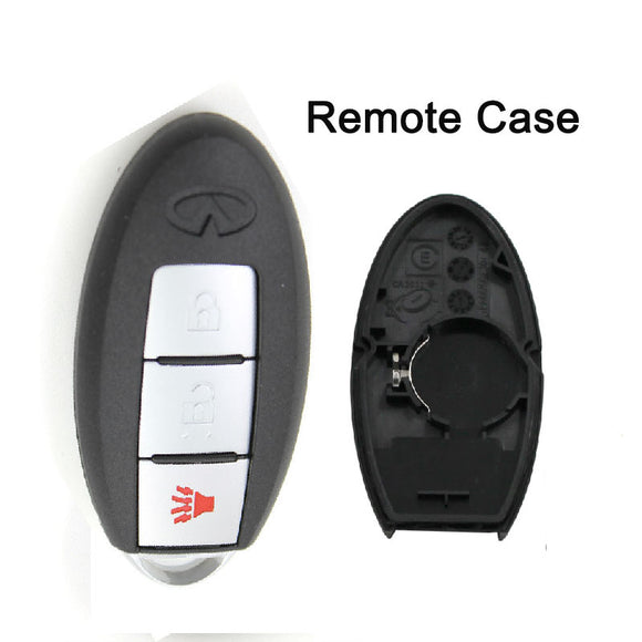 Smart Remote Key Shell Case for Infiniti EX37 QX50 3 Button