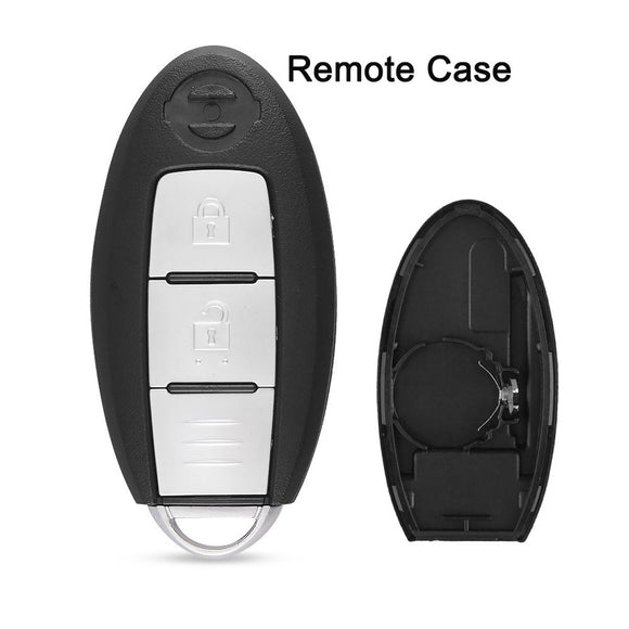 Smart Remote Key Shell Case for Nissan Sentra Versa 2 Button