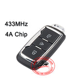 Proximity Smart Remote Control for Chery Jetour X70 X70S X90 433MHz