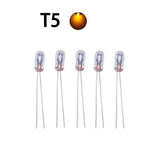 (5PCS) T5 12V 1.4W 95ma Mini Lighting Lamp Bulb for GM Speedometer Cluster Backlight