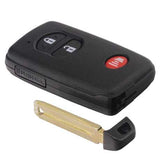 [TOY] 2+1 Button 315 MHz Smart Remote Key / 3370 / 74 Chip / TOY48 / Black / With Concave Position