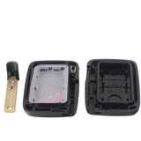 [TOY] 2+1 Button ASK433.92 MHz Smart Remote Control Key / F433 / 74 Chip / WD04 / TOY48 / Black / Concave (for Middle Eastern Countries)